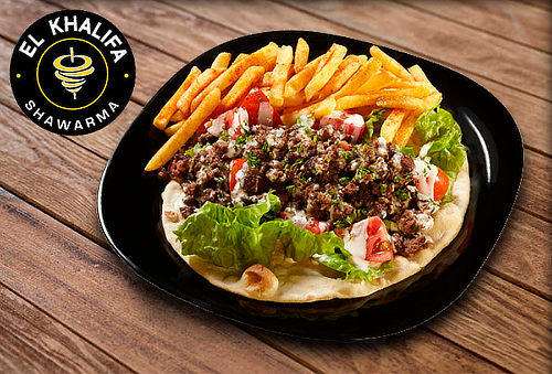 Pita para 2 + Papas Francesas + Bebida en El Khalifa