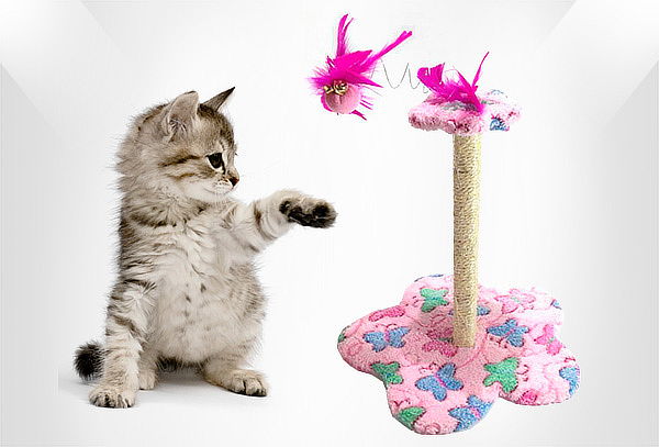 Rascador para Gatos en Forma de Flor 