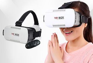 Gafas VR Box con Control Tipo Bluetooth 4 en 1