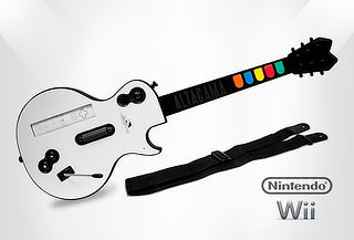 Guitarra Huskee Para Nintendo Wii