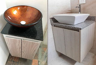 Mueble para Baño con Lavamanos y Grifería + Instalación