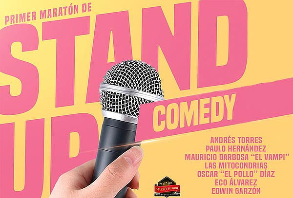 Primer Maratón de Stand Up Comedy en Martin Fierro