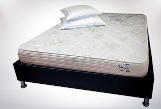 Combo Base Cama Dividida + Colchón Ramguiflex + Almohadas