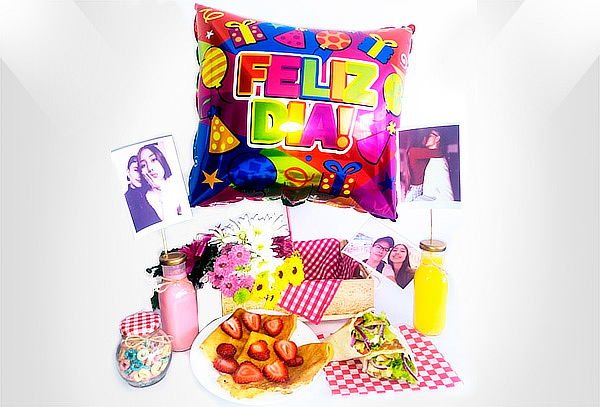 Desayuno Personalizado con Fotos + Crepe y Wrap