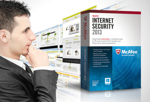 Antivirus McAfee Internet Security para 3 PCs  80%
