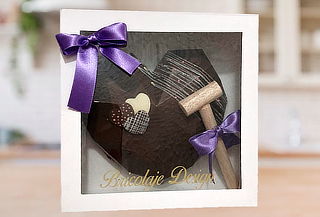 Corazon De Chocolate Relleno Decoracion Cuponatic