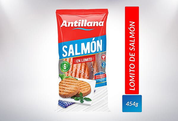 Lomito de Salmón Antillana 454 gr 