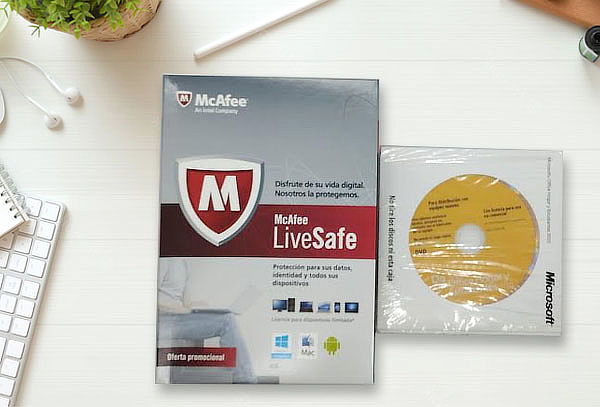 Combo Antivirus Mcafee Live Safe + Office Hogar y | Cuponatic