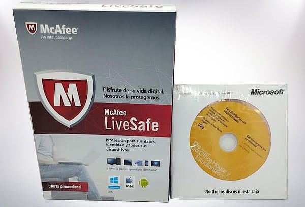 Combo Antivirus Mcafee + Licencia Office 2013 Vitalicia