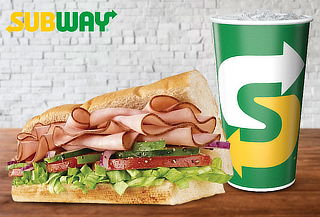 Combo Subway: Sándwich de 15cm + Bebida 12 onz