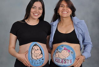 Foto Estudio Belly Paint para Mamás Embarazadas en Cedritos