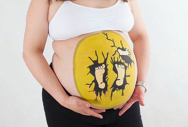 Foto Estudio Belly Paint para Mamás Embarazadas en Cedritos