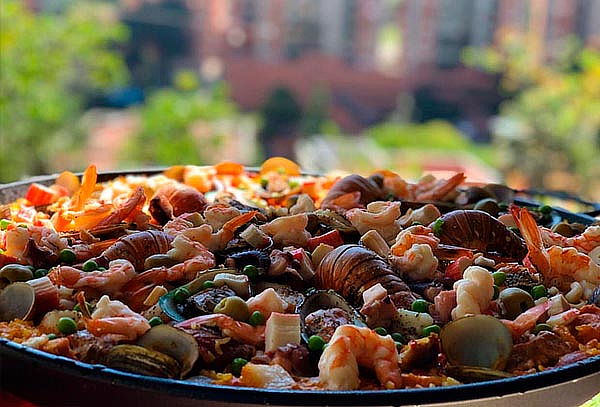 Paella para Eventos a Domicilio para 8 Personas