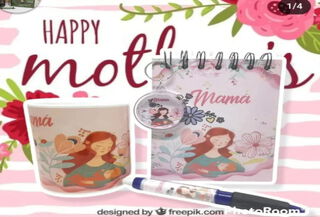 Libreta personalizada + Mug + Esfero + Llavero + Tarjeta P