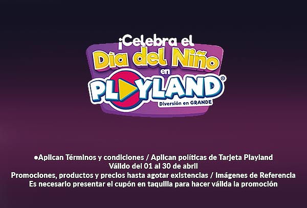 Playland Tarjeta Dorada con 2 Horas de Juego + Combo