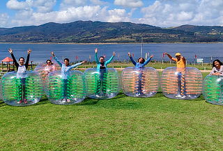 Plan para 5 Personas Guatavita Tobogán Colores + Bumperball