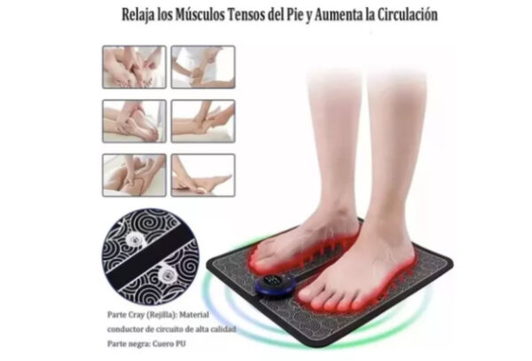 Tapete Masajeador Electroestimulador De Pies Circulacion