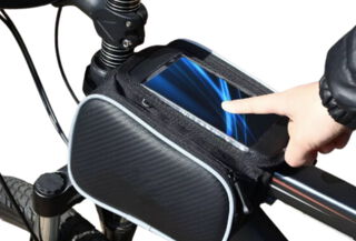 Estuche Bolso Alforja Celular Bicicleta Impermeable+obsequio