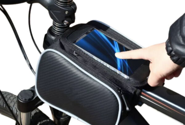 Estuche Bolso Alforja Celular Bicicleta Impermeable+obsequio