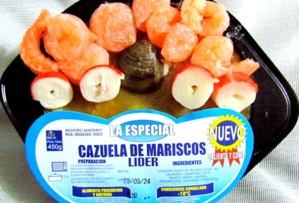 Cazuela de Mariscos-Lider-Lista Para Calentar-450gr +Envio