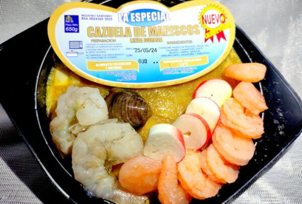 Cazuela de Mariscos-Dorada-Lista Para Calentar-650gr +Envio