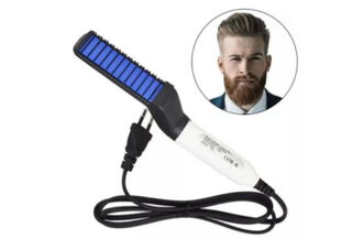 Plancha Barba & Cabello Para Hombre Original Economica Negro