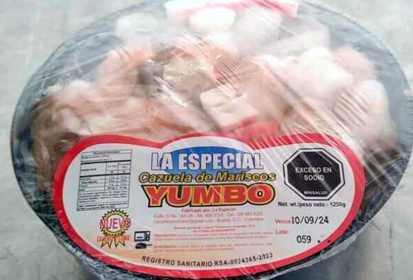 Cazuela de Mariscos-Yumbo lista Para Calentar-1250gr +Envio