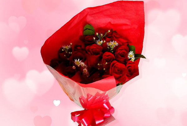 Bouquet  Amor de 12 o 18 Rosas + Envío