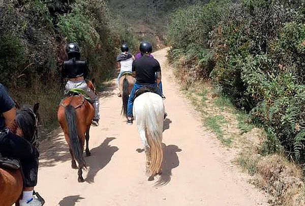 Cabalgata para 3 o 5 Personas + Bebida Caliente en la Calera