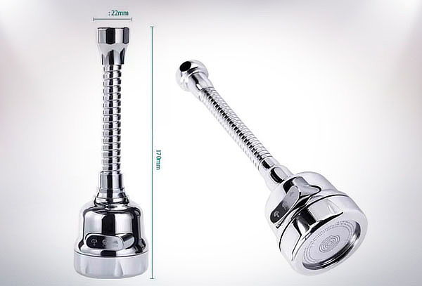 Grifo Extensor Ahorrador De Agua Giratorio Cocina Lavaplatos