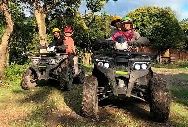 Pasadía para Dos Personas con Canopy + Recorrido Cuatrimoto