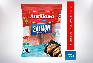 Filete de Salmon Premium Antillana 450gr + Domicilio 