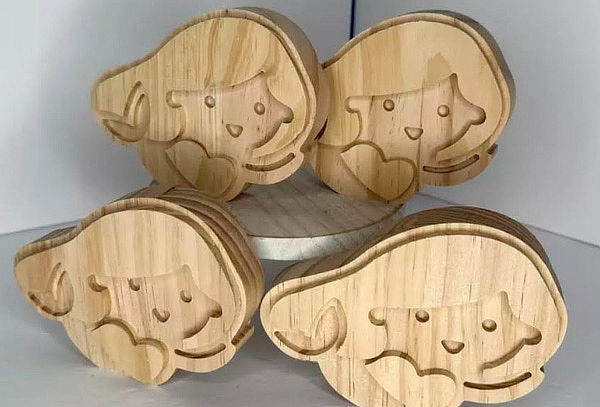 Juego Didáctico Set de 4 Sirenas de Madera