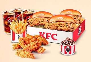 KFC Trio Box Kentucky + Avalancha Oreo