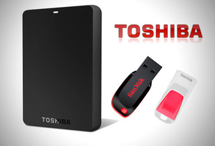 Disco Duro Externo Toshiba de 1 o 2 Teras + Obsequio