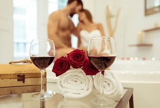 Spa Romántico + Masaje + Decoración + Vino + Bebidas