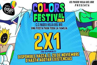 2x1 Entrada Color Festival 2024 Domingo 1 de Diciembre 