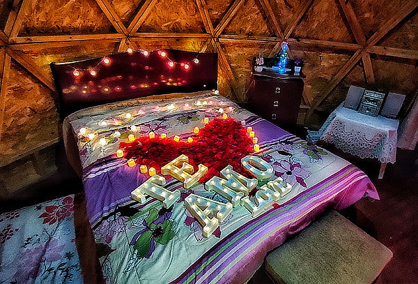 1 Noche Romántica  Glamping para 2 + Balcón Love en Sogamoso