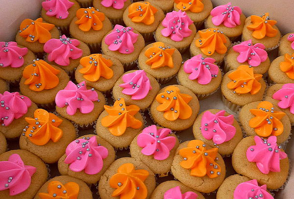 100 Mini Cupcakes Decorados a Domicilio 