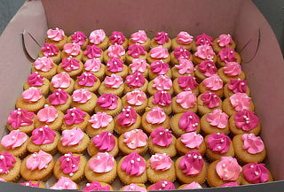 100 Mini Cupcakes Decorados a Domicilio 