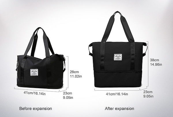 Bolso Plegable Expandible Multifuncional