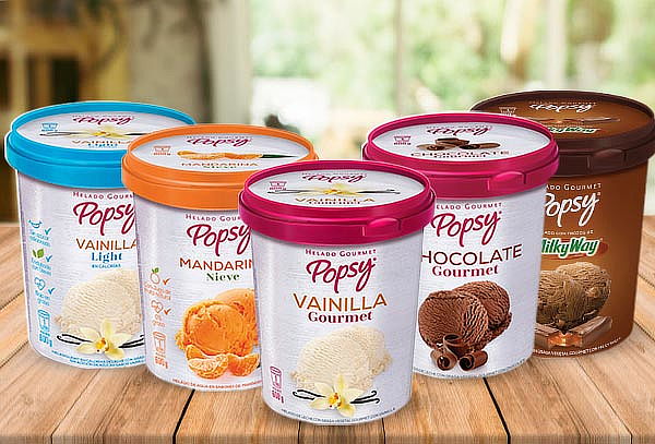 1 Litro de Helado POPSY® Todos los Sabores