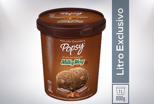 1 Litro de Helado POPSY® Todos los Sabores