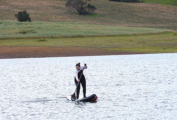 Deporte Acuático Paddle Surf en la Represa del Sisga 