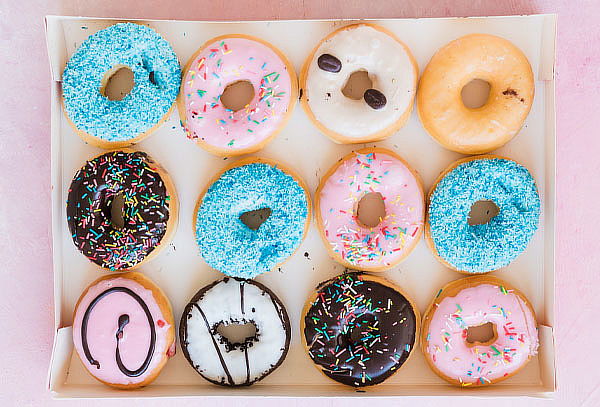 24 Mini Donas Horneadas Sabor a Elección