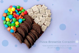 Pizza Brownie con Tres Toppings a Elección en Paami