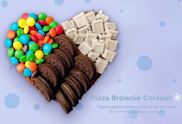 Pizza Brownie con Tres Toppings a Elección en Paami