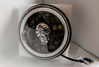 Farola Led Estilo Calavera para Moto