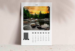 Calendario Fotográfico Personalizado de Escritorio + Envío 