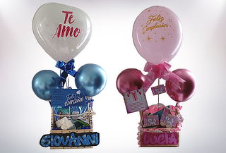 Onces Sorpresa "Candy" con 3 Globos 
